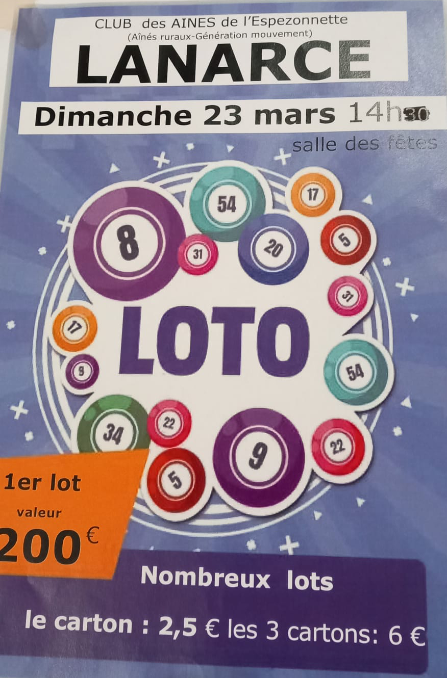 le LOTTO du 23 mars 2025